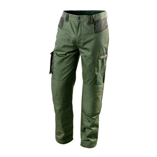 Neo Tools Olíva Munkásnadrág, CAMO, 60% pamut, 40% polyester, 255 g/m2, M