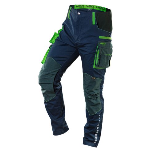 Neo Tools Munkásnadrág PREMIUM, 62% pamut, 35% polyester 3% elastane, XS