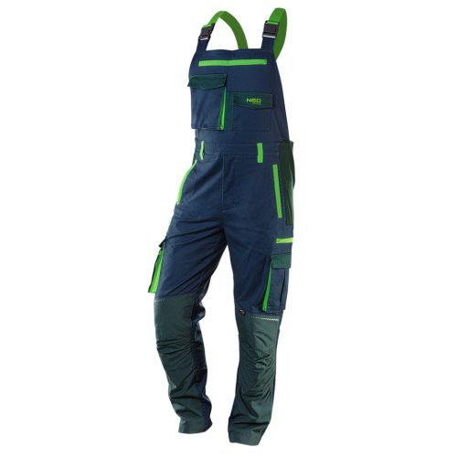 Neo Tools Kantáros Munkásnadrág, PREMIUM, 62% pamut, 35% polyester, 3% elastane, L