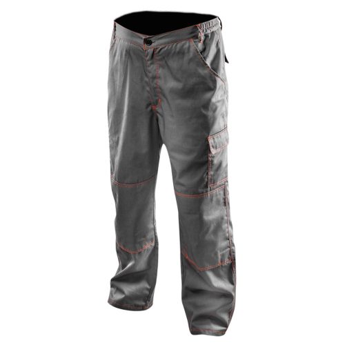 Neo Tools Munkásnadrág, BASIC, L/52, 35% pamut, 65% polyester, 245 g/m2, Többfunkciós zsebek, térdprotektor zseb, L