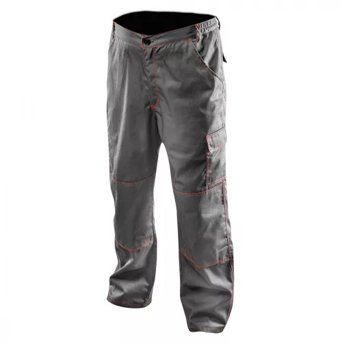 Neo Tools Munkásnadrág, BASIC, L/54, 35% pamut, 65% polyester, 245 g/m2, Többfunkciós zsebek, térdprotektor zseb, LD