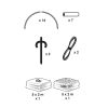 NORTENE Kit Climafilm 40+50µm fólia alagút tartozékokkal  színtelen  1,2*3,5m