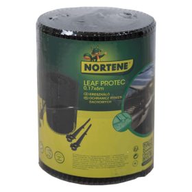   NORTENE Leaf Protec ereszcsatornavédő lombfogó háló  fekete  0,17*6m