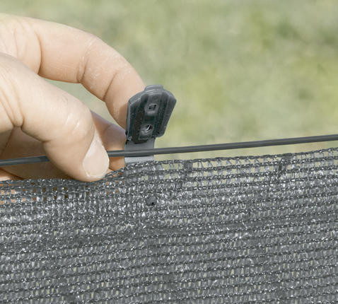 NORTENE Fixatex rögzítőkapocs szőtt árnyékoló hálóhoz  2*2,5cm  barna  20db/csom