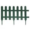 NORTENE FARM BORDER - Klasszikus kinézetű műanyag szegély 40 x 79 cm zöld