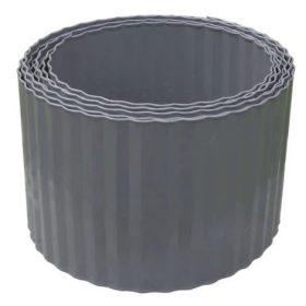   NORTENE Steely Bordura galvanizált acél ágyásszegély  0,14*6m  antracit  hullámos