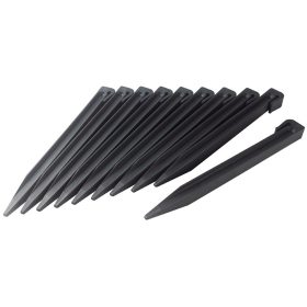   NORTENE Etik fix leszúró bordura ágyásszegély rögzítéséhez - fekete  10db/csom