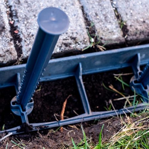 NORTENE Border Flexi 45 műanyag ágyásszegély, gyepszegély  100*8*4,5cm - fekete