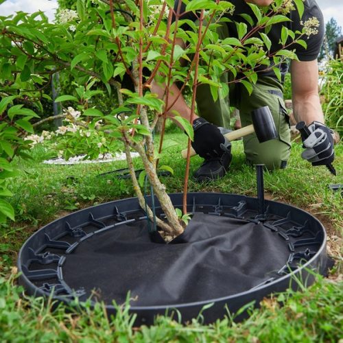 NORTENE Border Flexi 45 műanyag ágyásszegély, gyepszegély  100*8*4,5cm - fekete