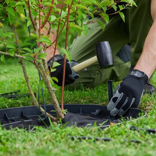 NORTENE Border Flexi 45 műanyag ágyásszegély, gyepszegély  100*8*4,5cm - fekete