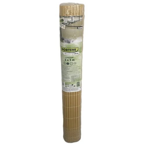 NORTENE Litecane Kiváló minőségű és rendkívül ellenálló műanyag nádfonat bambusz  2*3m