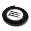 NORTENE Flexible Edge rugalmas, műanyag gyepszegély szett, leszúró tüskével  4cm*10m, fekete