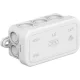 OBO Kötődoboz falonkívüli műanyag 43*80*36mm IP55 A 6 HF RW fehér