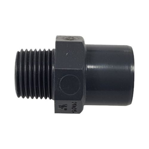 PIPELIFE MGA ragasztható PVC külső menetes karmantyú  50 * 6/4"