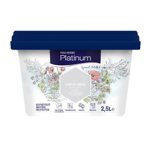 POLI-FARBE Platinum beltéri falfesték Lisztes üröm L30     2,5l