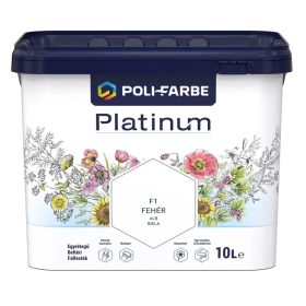   POLI-FARBE Platinum beltéri falfesték Matt Latex Fehér F11    10l