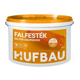   HUF-BAU sajátmárkás beltéri diszperziós falfesték - fehér  4 l