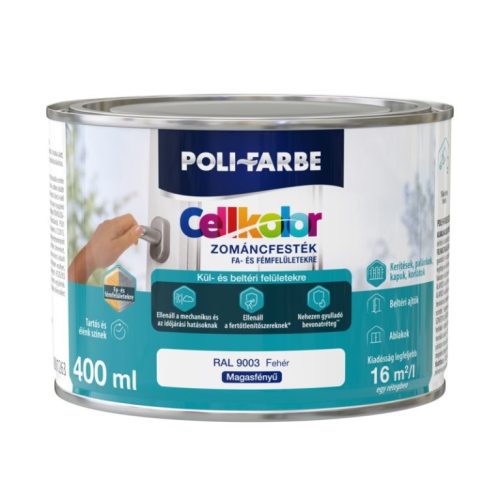 POLI-FARBE Új Cellkolor magasfényű zománcfesték   kék   0,4l