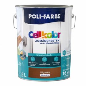   POLI-FARBE Cellkolor Selyemfényű zománcfesték    világosbarna  5l