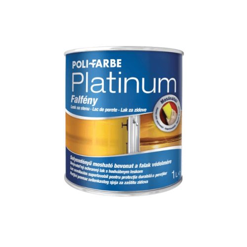 POLI-FARBE Platinum beltéri falfesték Falfény Színtelen     1l