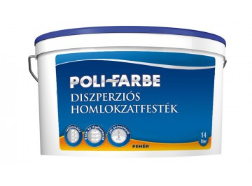 POLI-FARBE Diszperziós Homlokzatfesték Fehér    14l