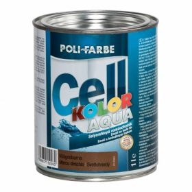   POLI-FARBE Cellkolor Aqua selyemfényű zománcfesték világosbarna 1l