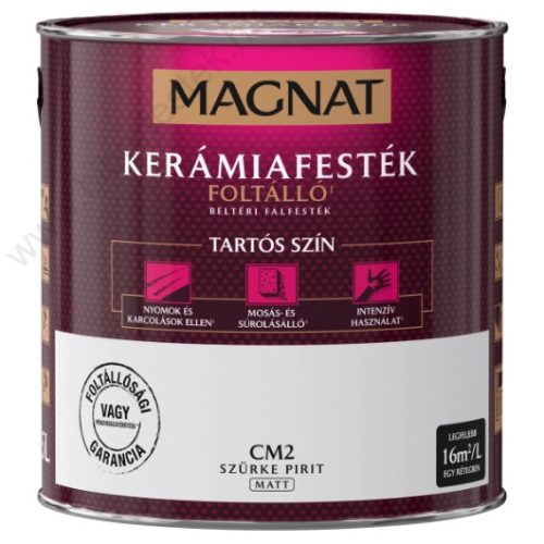 POLI-FARBE Magnat Kerámiafesték, beltéri   Szürke pirit CM2   2,5l