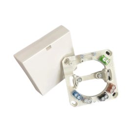   POLLMANN Tűzhelycsatlakozó 5*2,5mm2 rászerelhető/süllyesztett, csavaros, műanyag-fehér