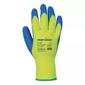   PORTWEST Hűtőházi védőkesztyű, méret: XL - sárga/kék