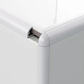   Íves csempeélvédő profil, krémszín 12,5mm 2,78m - Profilplast