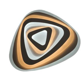   Taneli mennyezeti LED lámpa távirányítóval 54W 48*48cm ötszög alak