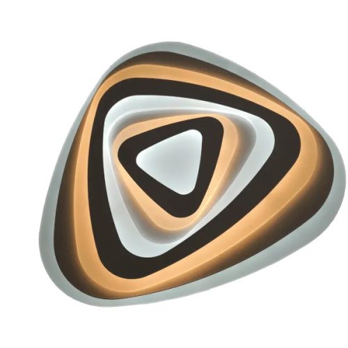 Taneli mennyezeti LED lámpa távirányítóval 54W 48*48cm ötszög alak