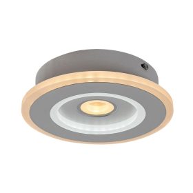   RÁBALUX Taneli beltéri fali LED lámpa 20W, kerek - fehér/króm