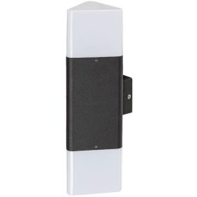 Rábalux Zadar kültéri fali lámpa E27 2*15W fekete