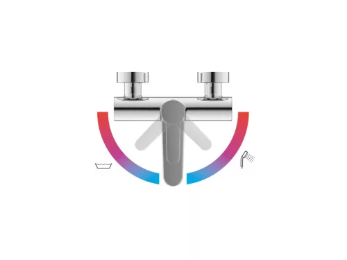 Ravak Puri fali kádcsaptelep 150 mm PU 022.00/150