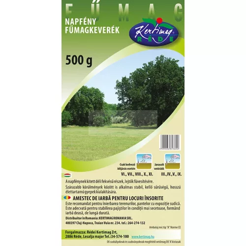 KERTIMAG RÉDE fűmag - napfény / szárazságtűrő / pázsit keverék  500g   H-23-166/0036