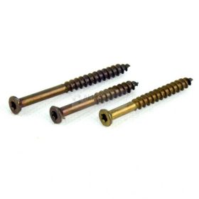   REISSER Kemény facsavar teraszhoz, A4, antik barna, kis fejjel (5,5x50)