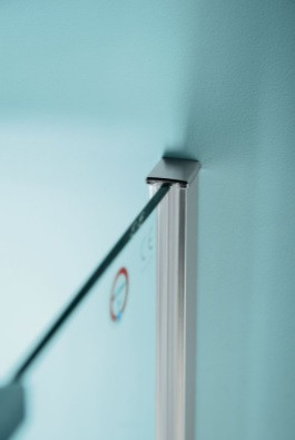 SAPHO Polysan Zoom Line oldalfal, 800mm, transzparent üveg - króm