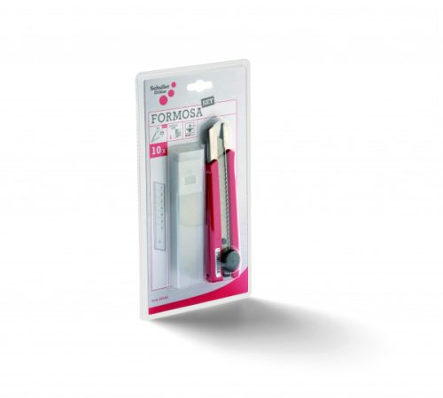 SCHULLER Formosa Set vágókés szett (vágókés rögzítőcsavarral, 10 pótpenge adagolóban)  25mm