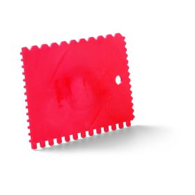 SCHULLER Karo Synt fogazott spatulya, műanyag  90*130mm