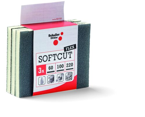 SCHULLER Softcut Flex P100 csiszolópárna  125*100*12,5mm