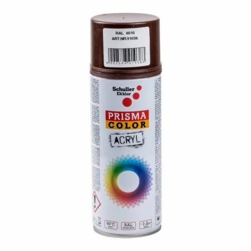 SCHULLER Prisma Color fényes lakkspray RAL 8016 400ml - mahagónibarna