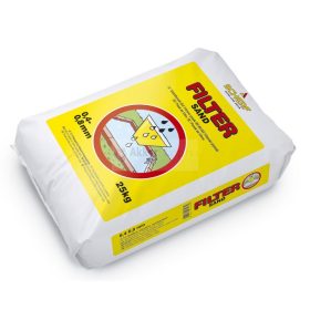   SCHERF szűrőhomok víztisztítókhoz tűzszárított  0,4-0,8mm  PE zsák - világosbézs  25kg