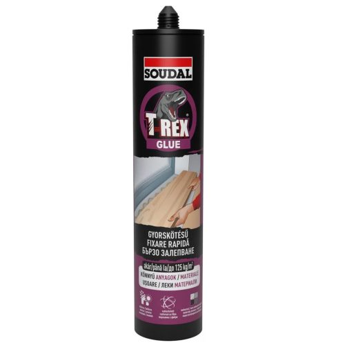 SOUDAL T-REX Gyorskötésű szerelőragasztó  -lila 380g