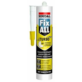   Fix-All Turbo fehér HU-RO-BG/290ml - Gyorskötés 3h - Soudal
