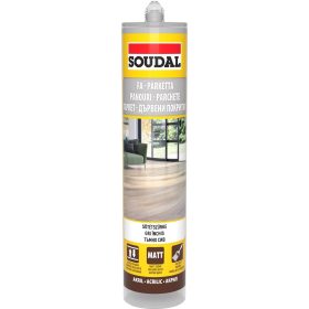 SOUDAL Parkettatömítő akril  280ml - sötétszürke