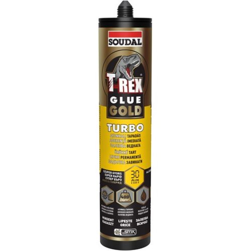 SOUDAL T-REX Gold Turbo White erős szerelőragasztó    290 ml