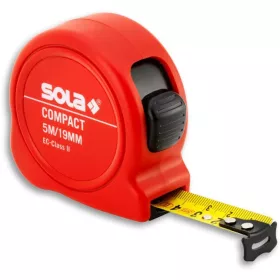   SOLA-Metál Compact CO 5m Mérőszalag SB (19mm) falra akasztható