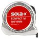 SOLA-Metál Compact MCO8 SB (25mm) Mágneses mérőszalag 8m falra akasztható