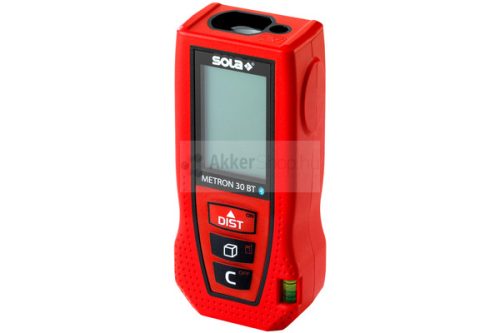 SOLA-Metál Metron 30 BT lézeres távolságmérő, 30m hatótáv, BT
